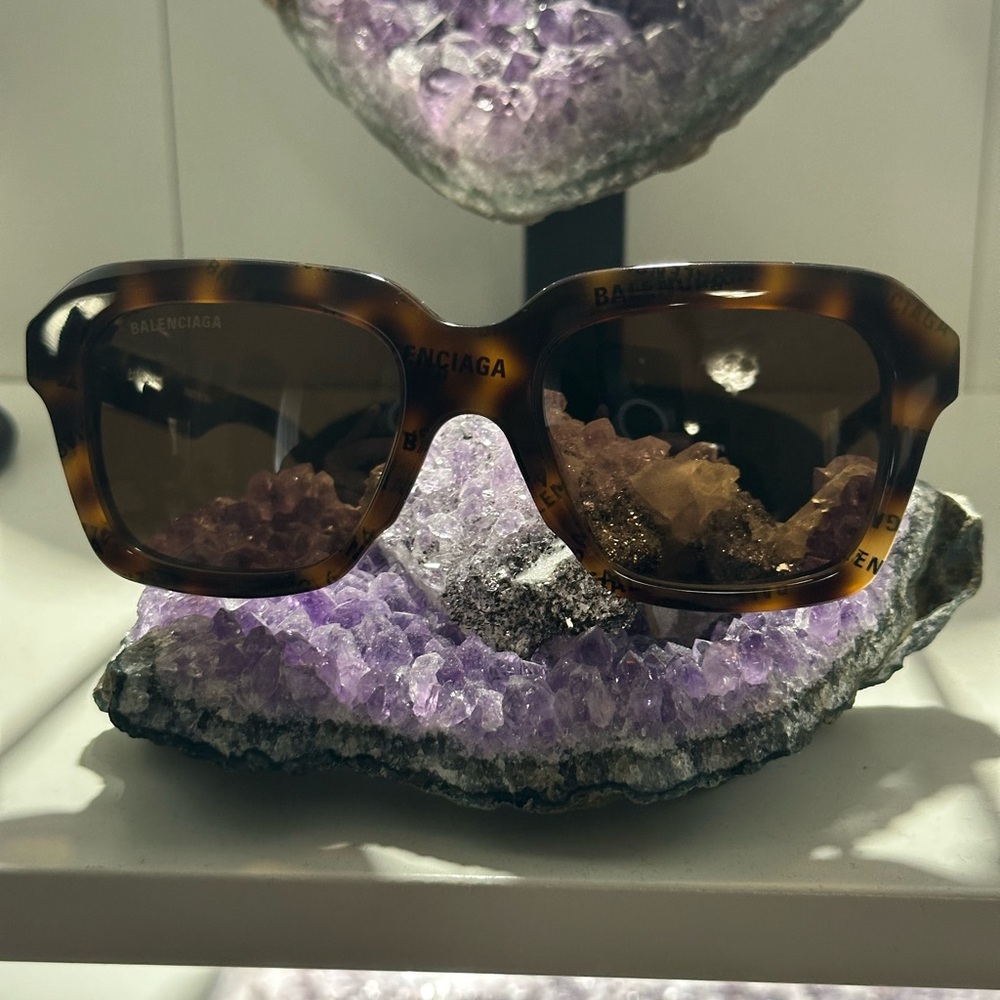 Balenciaga Havana Brown Sunglasses BB0127S 004 “Brand New” Never Worn With Case.